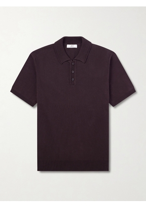 Mr P. - Milano Cotton Polo Shirt - Men - Brown - XS