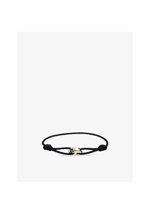 Mens Cartier Trinity 18ct Rose, Yellow and White-Gold Bracelet