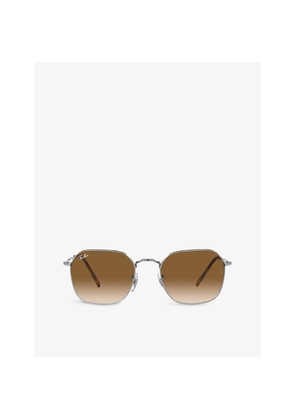 Ray-Ban Rb3694 Jim Hexagonal-Frame Metal Sunglasses
