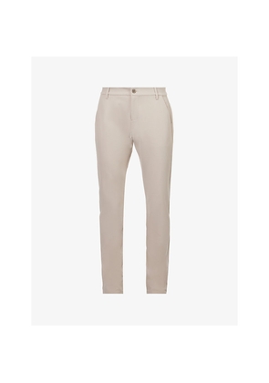 Mens Paige Stafford Slim-Leg Mid-Rise Stretch-Woven Trousers