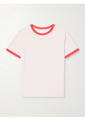 A.P.C. - Jules Organic Cotton and Linen-Blend T-Shirt - Men - Pink - S