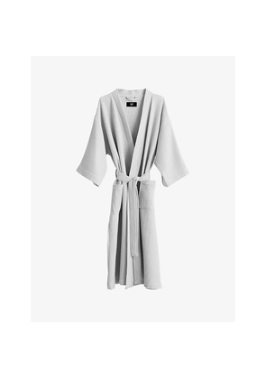 Hay Waffle-Texture Cotton-Blend Bathrobe
