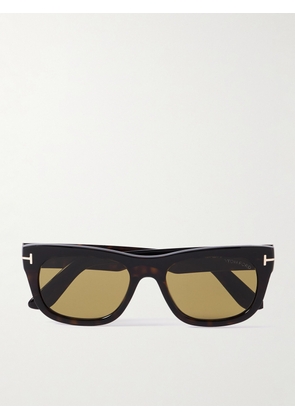 TOM FORD - Marshall Rectangular-Frame Tortoiseshell Acetate Sunglasses - Men - Tortoiseshell