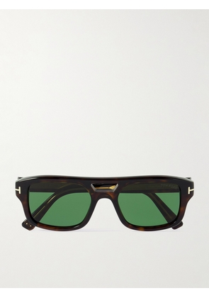 TOM FORD - Navigator Aviator-Style Tortoiseshell Acetate Sunglasses - Men - Tortoiseshell