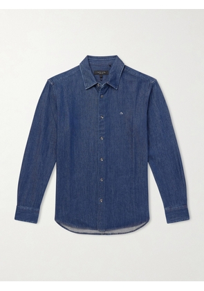 Rag & Bone - Tomlin Embroidered Denim Shirt - Men - Blue - XS