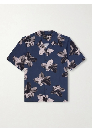 Rag & Bone - Avery Camp-Collar Floral-Print Voile Shirt - Men - Blue - XS