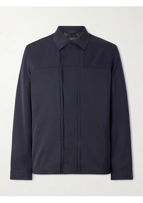 Rag & Bone - Dwight Pleated Wool-Gabardine Jacket - Men - Blue - S