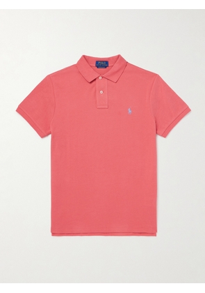 Polo Ralph Lauren - Logo-Embroidered Cotton-Piqué Polo Shirt - Men - Red - XS