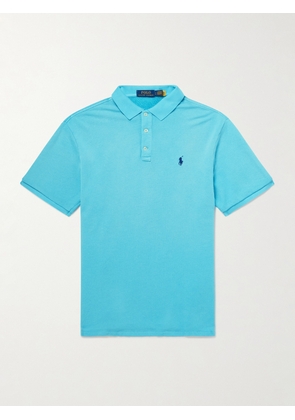 Polo Ralph Lauren - Cotton-Blend Jersey Polo Shirt - Men - Blue - XS