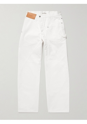 JW Anderson - Twisted Straight-Leg Carpenter Jeans - Men - White - UK/US 28