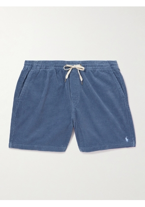 Polo Ralph Lauren - Straight-Leg Cotton-Corduroy Drawstring Shorts - Men - Blue - XS