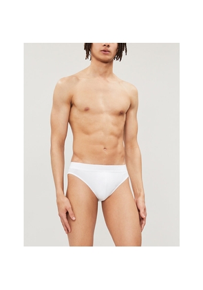 Mens Zimmerli Slim-Fit Stretch-Cotton Briefs