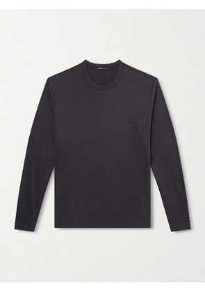 James Perse - Luxe Organic Cotton-Jersey T-Shirt - Men - Gray - 1