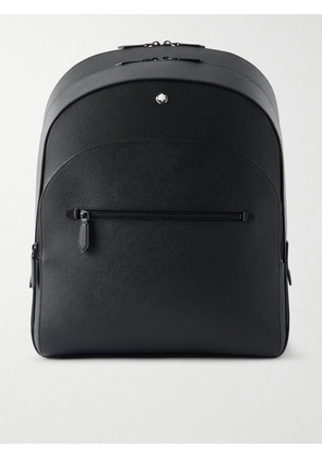 Montblanc - Sartorial Large Cross-Grain Leather Backpack - Men - Black