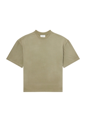 The Elder Statesman - Playa Cotton and Cashmere-Blend T-Shirt - Men - Green - S