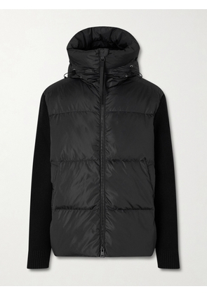 Canada Goose - HyBridge® Wool and Quilted Shell Hooded Down Jacket - Men - Black - S