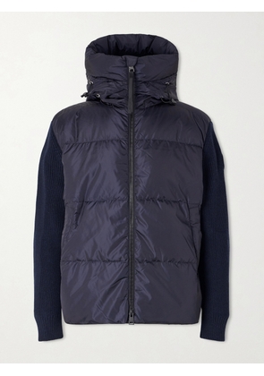 Canada Goose - HyBridge® Wool and Quilted Shell Hooded Down Jacket - Men - Blue - S