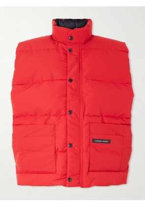 Canada Goose - Ledger Quilted Cotton-Blend Down Gilet - Men - Red - S