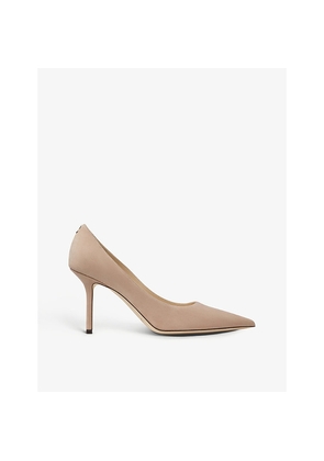 Womens Jimmy Choo Love 85 Suede-Leather Heeled Pumps