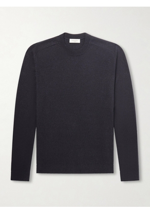 PIACENZA 1733 - Cashmere and Linen-Blend Sweater - Men - Black - IT 46