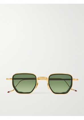 Jacques Marie Mage - Atkins D-Frame Gold and Silver-Tone Titanium Sunglasses - Men - Gold