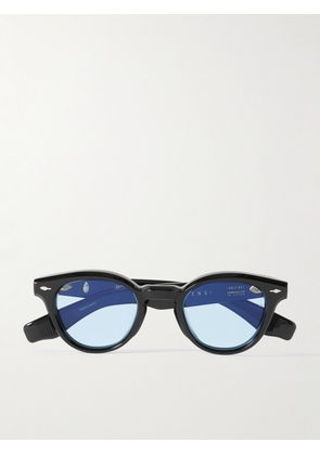 Jacques Marie Mage - Clemens Round-Frame Acetate Sunglasses - Men - Black