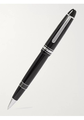 Montblanc - Meisterstück Le Grand Resin and Platinum-Plated Rollerball Pen - Men - Black
