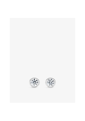 Mens Tiffany & Co Diamonds By The Yard Platinum and 0.16ct Diamond Stud Earrings