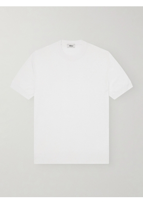 Altea - Linen and Cotton-Blend T-Shirt - Men - White - XS