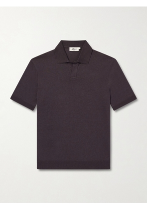 Altea - Pierre Lyocell and Cotton-Blend Polo Shirt - Men - Brown - S
