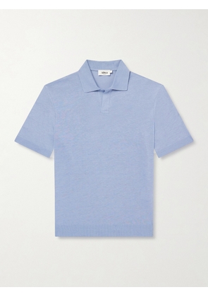 Altea - Pierre Lyocell and Cotton-Blend Polo Shirt - Men - Blue - S