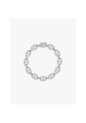 Mens Apm Monaco Maille Marine Sterling-Silver and Zirconia Bracelet