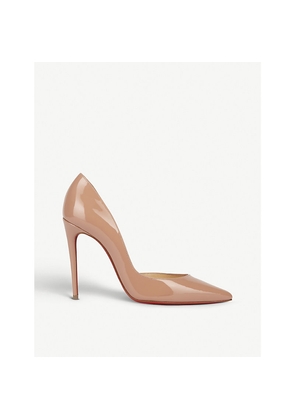 Womens Christian Louboutin Iriza 100 Patent-Leather Courts