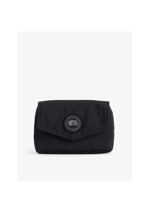 Mens Canada Goose Brand-Embroidered Mini Shell Bag