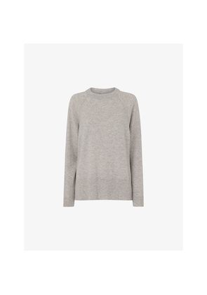 Womens Whistles Ultimate Cashmere Crew-Neck Knitted Jumper