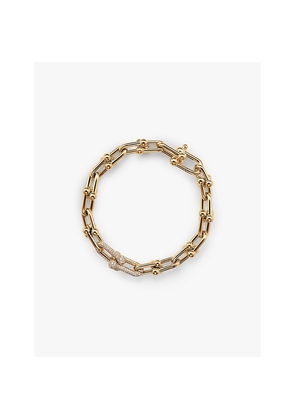 Womens Tiffany & Co Tiffany Hardwear Medium Link 18ct Yellow-Gold and 1.39ct Diamond Bracelet