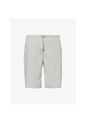 Mens Polo Ralph Lauren Logo-Embroidery Relaxed-Fit Cotton-Jersey Pyjama Shorts