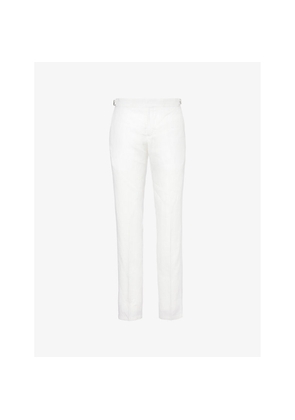 Mens Orlebar Brown Griffon Slim-Fit Straight-Leg Linen Trousers