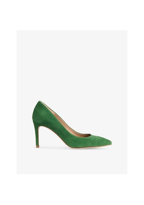 Womens LK Bennett Floret Suede Heeled Courts