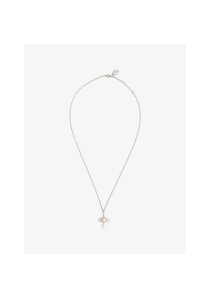 Womens Vivienne Westwood Jewellery Aleksa Silver-Toned Brass Pendant Necklace