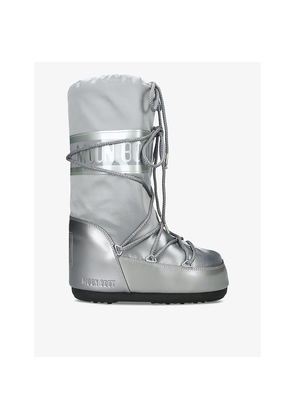 Womens Moon Boot Icon Glance Metallic Shell Boots