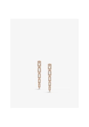 Bvlgari B.Zero1 18ct Rose-Gold and 1.41ct Brilliant-Cut Diamond Drop Earrings