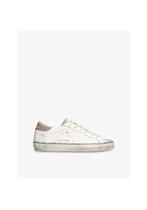 Womens Golden Goose Super-Star Skate 10975 Leather Low-Top Trainers