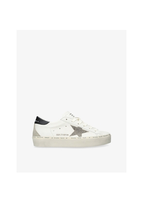Womens Golden Goose Hi Star 10321 Leather Low-Top Trainers