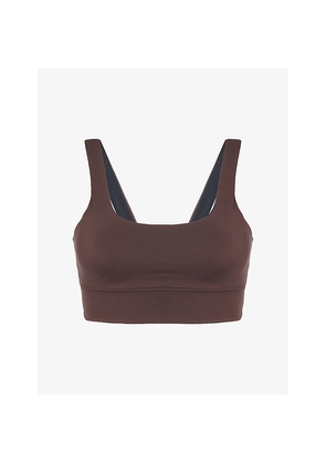Womens Varley Freesoft Removable-Padding Stretch-Woven Bra