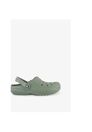 Womens Crocs Classic Lined Rubber Clogs