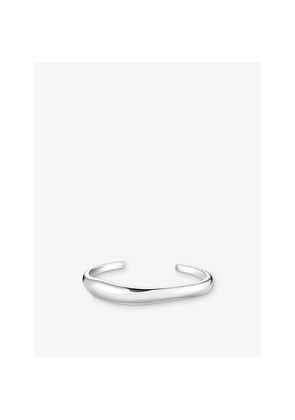 Womens Thomas Sabo Organic Shape 925 Sterling Silver Bangle