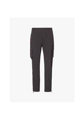 Mens Arne Utility Multi-Pockets Regular-Fit Stretch-Woven Trousers