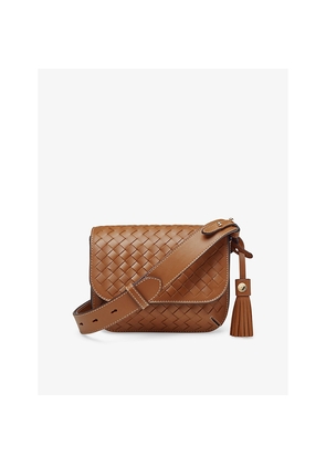 Womens Aspinal Of London Ella Leather Cross-Body Bag