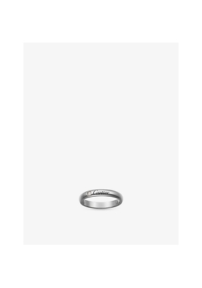 C De Cartier Platinum and Diamond Wedding Ring